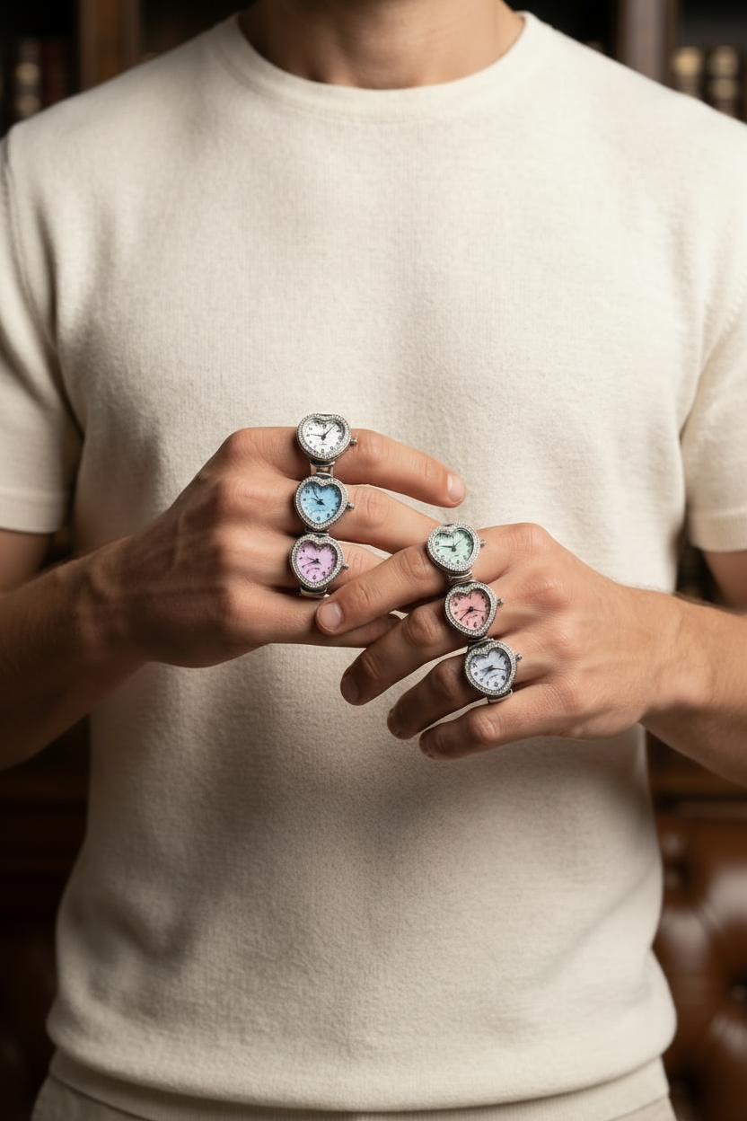 Minimal Heart Rings