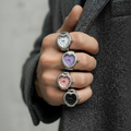 Minimal Heart Rings