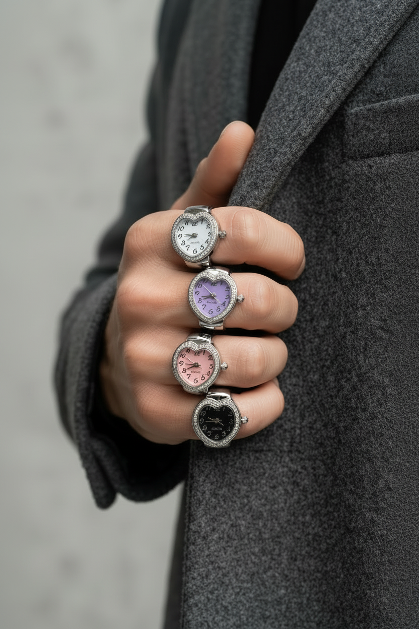 Minimal Heart Rings